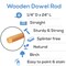 Wooden Dowel Rods 1/4 inch Thick, Multiple Lengths Available, Unfinished Sticks Crafts & DIY | Woodpeckers